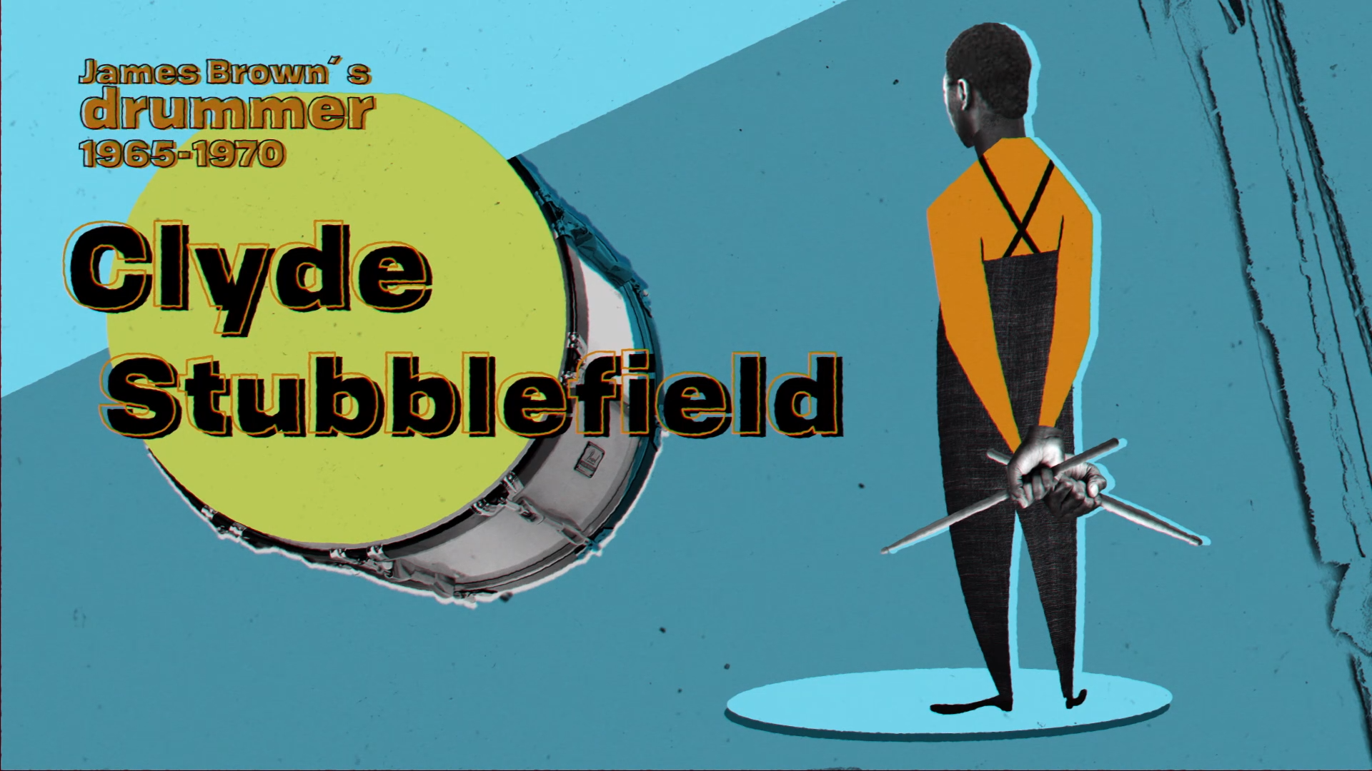 funky drummer documentary motion graphics record clyde stubblefield break