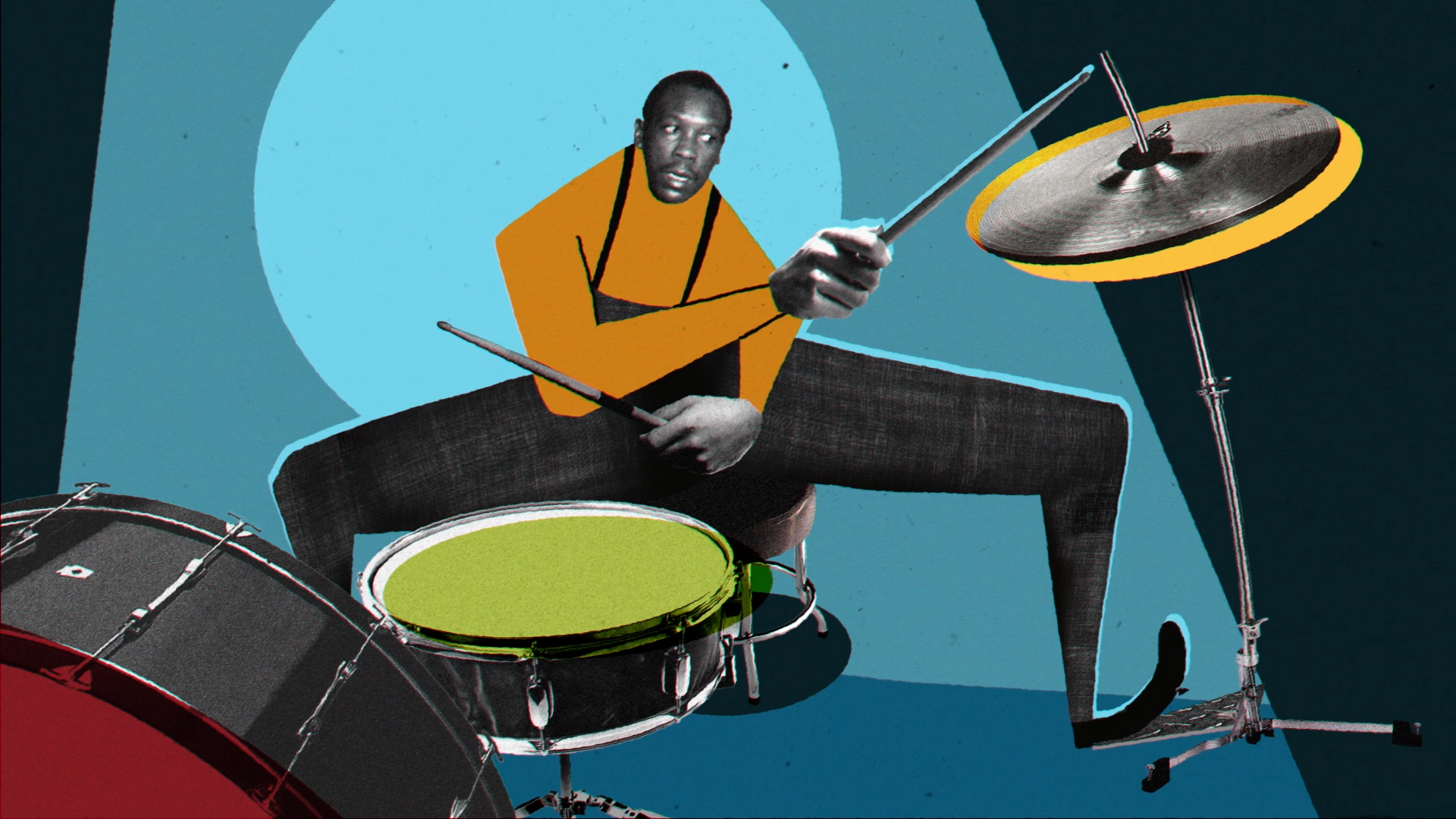 funky drummer documentary motion graphics clyde stubblefield